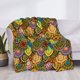 thumbnail image 3 of Fotbe Colorful Circle Manta de Franela con Estampado, Manta Ultrasuave para Cama, Sofá, Auto, Hipoalergénica y Antibolitas-40"x30", 3 of 6