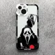 thumbnail image 1 of Funda Scary Screaming Art Angel Eyes Para iPhone 14, 13, 12, 1 of 7