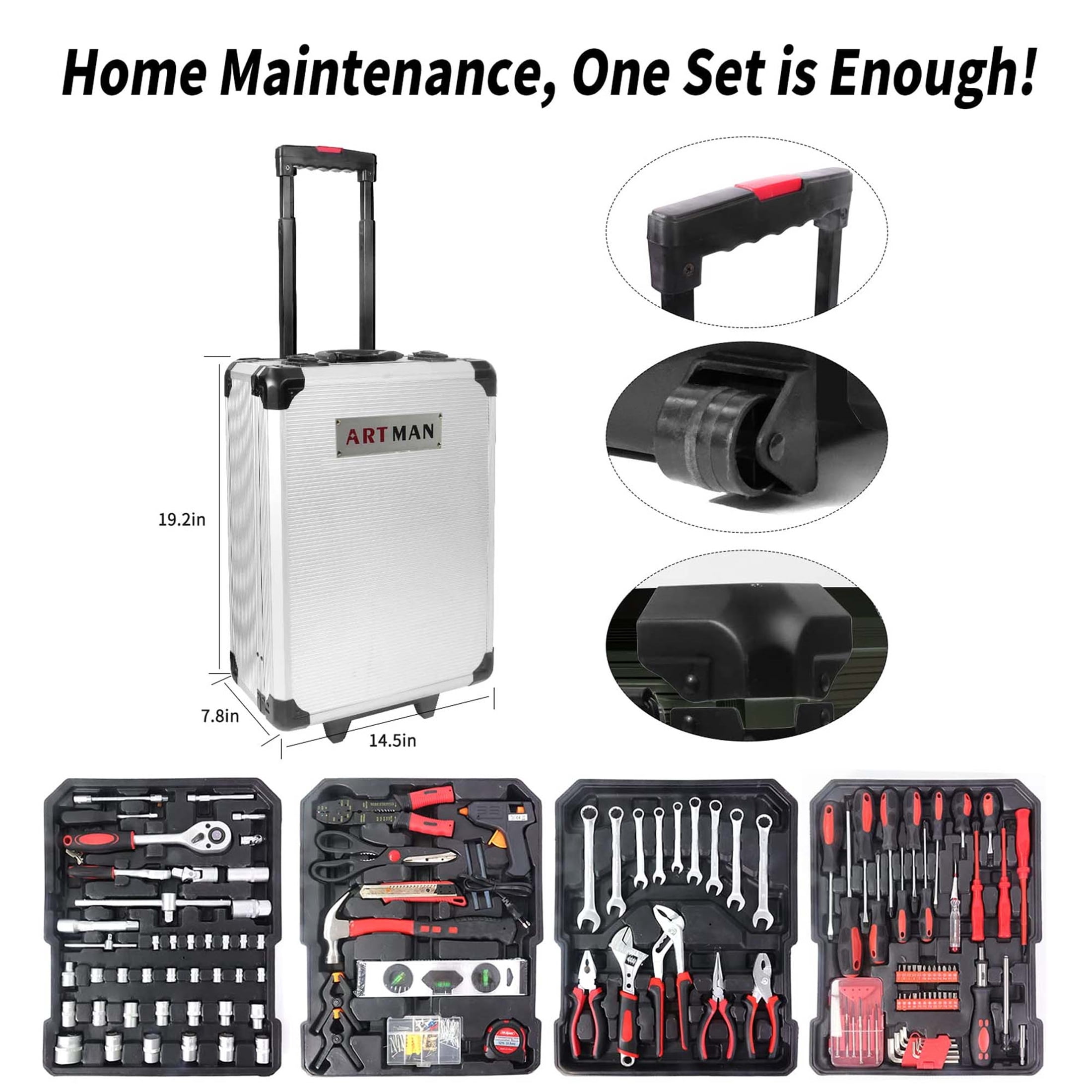 Aukfa AK-HTS1-003, Easy Clean Tool Set, 899 Piece
