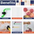 thumbnail image 4 of Bolsas de Productos de Bolsa Reutilizables, Bolsa de 15: Lavables, Transparentes, Inodoras, Ecológicas, 4 of 8