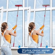 DSV Standard Professional Multi-Use Window Squeegee | Length 16- 55, Rubber Strip 10, Window Cleaner