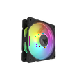 thumbnail image 3 of ASUS TUF Gaming TR120 ARGB Fan - Black - Triple Pack Higher Cooling Performance Extra-thick 28mm Fan Frame, Exclusive Double-Layered LED Matrix Design with 16 Addressable RGB LEDs, Aura Sync, 3 of 9