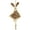 Beige, variant on Northlight Plush Ballerina Bunny Easter Wall Decoration - 13"