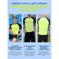 thumbnail image 4 of Essenclo Mens Clothing Sets Tagless Loose Athletic Performance Crew Neck T-Shirt and Short Outfits Size S-3X (4 Piece Set) - Set-1 - 2X, 4 of 7