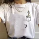 thumbnail image 4 of Camiseta con estampado sencillo y bonito para niños, niñas y adolescentes, ropa de verano para niños, camiseta con estampado divertido de dibujos animados, camiseta de algodón a la moda para niños y e, 4 of 5