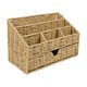 thumbnail image 5 of Cesta de almacenamiento tejida, organizador de escritorio, caja de almacenamiento multiusos, organizador de maquillaje para artículos de tocador y, 5 of 8