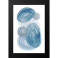 thumbnail image 2 of Aesthete 11x14 Black Modern Framed Museum Art Print Titled - Blue Stones, 2 of 5
