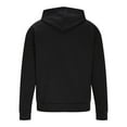 thumbnail image 4 of Men's Casual Hoodies Casual Loose Drawstring Quarter Zipper Pullover Sweatshirts Outdoor Sports Comfortable Sweatshirt Black L, 4 of 5