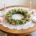thumbnail image 4 of SIYTUAU Artificial Flower Wreath 18 Inch For Spring Summer Door Window Home Decor L, 4 of 7
