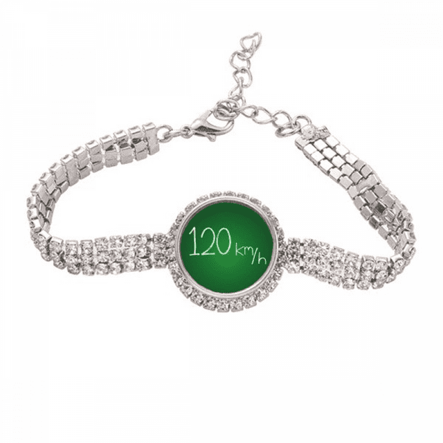 Kowledge Unit Velocity Art Deco Fashion Tennis Chain Anklet Bracelet Diamond Jewelry