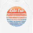 thumbnail image 4 of Inktastic Lake Erie Distressed Retro Sunset Boys or Girls Baby Bodysuit, 4 of 5