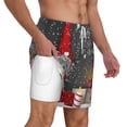 thumbnail image 4 of Xecao Traditional Scandinavian Dwarf for Men's Swimming Trunks Swim Trunks Quick Dry Swim Shorts with Mesh Lining Funny Swimwear Bathing Suits, 4 of 9