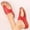 Red, variant on AXXD Beige Wedge Sandals for Women 7.5 Summer Casual Shoes Solid Color Low-heeled Sandals Flip Flop Orthopedic Sandals