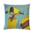 thumbnail image 2 of Ahgly Company Color Focus Yellow Outdoor Throw Pillow, 18 inch by 18 inch, 2 of 6