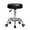 Black, variant on OUTMASTER Rolling Stool with Wheels, Height Adjustable PU Leather Stool Chair for Salons and Barbers, Black