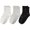 style 2, variant on 3 Pairs Women's Cute Floral Crew Socks Breathable Cotton Sweat Absorbent Anti-Odor Slouch Socks for Daily Wear