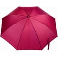thumbnail image 2 of totes Unisex Women's Men's Auto Open J-Handle Stick ECO Umbrella-9720-WLR (Wild Rose), 2 of 7