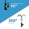 thumbnail image 5 of Besdor Reverse Osmosis Faucet, RO Faucet, Drinking Water Faucet for Kitchen Sink, Non-Air Gap Water Filter Faucet, 360-degree Rotation, Lead-Free, 304 Stainless Steel, Matte Black, 5 of 7