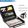 thumbnail image 3 of FORMRS Zipper Binder with Shoulder Strap 2-inch Ring 500 Sheet Capacity File Bag, Christmas Forest, 3 of 5