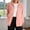 F-339Pink, variant on Women's Coat With Pocket Long Sleeve Lapel Solid Color Buttons Comfortable Stylish Jacket For Casual Daily Wear Pink Xxl