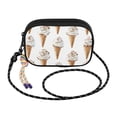 thumbnail image 2 of FORMRS Mini Crossbody Bag for Women Adjustable Shoulder Rope Travel Casual Phone Purse, Cartoon Ice Cream Pattern, 2 of 7