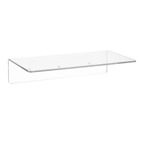 12x5.9 Inch Acrylic Shelf for Wall Storage Clear Shelf for Living Room