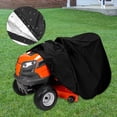 thumbnail image 4 of DYNWAVECA Outdoor Riding Mower Cover Lawn Mower Cover Universal Water Resistant Covers Waterproof Tractor Cover for Outdoors Protection 183cmx137cmx117cm, 4 of 10