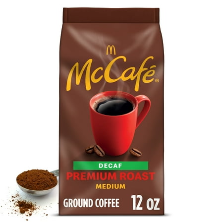 Photo 1 of 2 McCafe Decaf Premium Roast Ground Coffee, Medium Roast, 12 oz Bagged