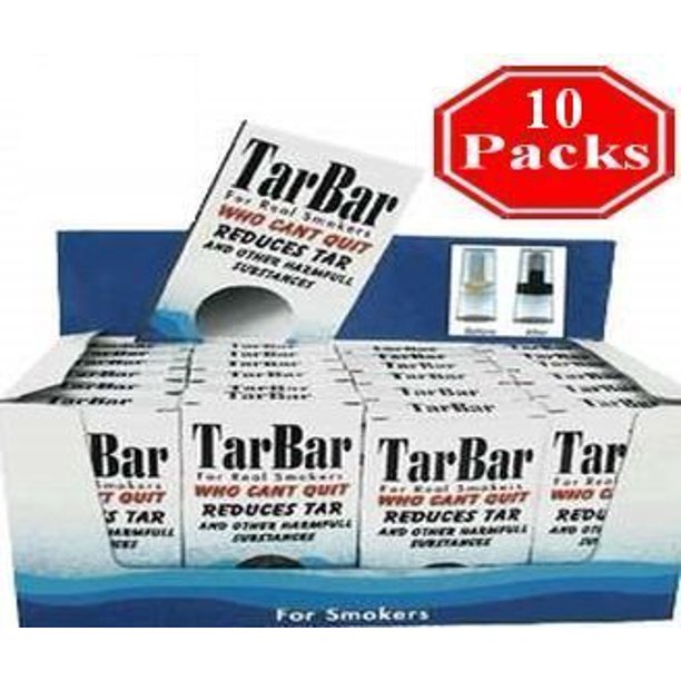 TarBar Cigarette Filters, 10 Packs, Compare with nic out, tarblock or