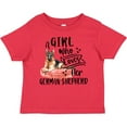 thumbnail image 3 of Inktastic A Girl Who Loves Her German Shepherd Boys or Girls Baby T-Shirt, 3 of 5