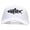 White, variant on Black Shark Embroidered Solid Cotton Prostyle Twill Mesh Cap - White OSFM