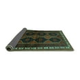 thumbnail image 2 of Ahgly Company Indoor Round Persian Turquoise Blue Traditional Area Rugs, 6' Round, 2 of 4