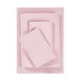 thumbnail image 3 of (2 pack) Your Zone Kids Soft Microfiber Sheet Set, Pink, Full, 4 Pieces, Easy Care, 3 of 15