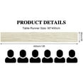 thumbnail image 2 of Fangsheng 13 Ft Tan Beige Cheesecloth Table Runner Gauze Long Table Runners Sheer Cheese Cloth Bulk for Wedding Party Table Decor ( 35 x 160 Inch ), 2 of 6