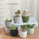 thumbnail image 2 of Inteprter Soporte moderno para flores de cemento, accesorio decorativo ecológico, piedra de orquídea, grano de roca volcánica Jardín y Patio verde oliva, 2 of 6