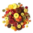 thumbnail image 2 of Buttons Galore Autumn Cookie Jar Buttons, Multicolor, 2 of 3