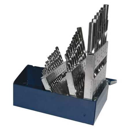 UPC 081838239299 product image for CENTURY DRILL AND TOOL 23929 Reduced Shank Drill,3/8in.,29 Pc Set G4078840 | upcitemdb.com