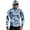 Royal Blue, variant on Full-Zip Men's Lightweight Hoodie UPF 50 - Breathable Camo Long Sleeve Sun Protection Jacket with Pockets for Golf, Fishing, Hiking