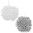 thumbnail image 5 of 2pcs Chenille Hanging Hand Towel Bathroom Quick Dry Hand Towel Absorbent Hand Towel, 5 of 5