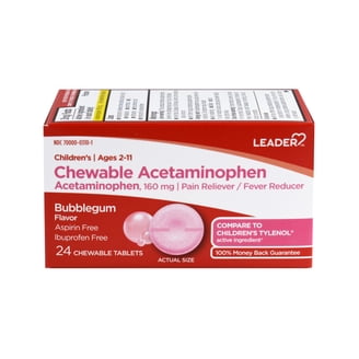 Leader Tension Headache Pain Relief – Acetaminophen 500mg Caplets, 100 Count (4 Packs)
