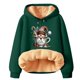 thumbnail image 1 of WILLBEST Sudadera Oversize para Mujer, Estilo Navideño, Invierno, Gruesa, Cálida, Colorida, con Capucha, Tops 454 X-Grande, 1 of 3
