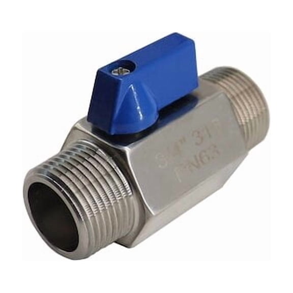 Manufacturer Varies Manual 2-Way Ball Valve,NPT,316 SS 06Q102N04012