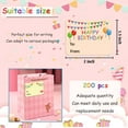thumbnail image 6 of Happy Birthday Gift Tags Name Tags Stickers 200pcs Rectangle to From Labels for Party Favors Envelope Packages（Each Sheet 1.5 X 1.97in）, 6 of 6