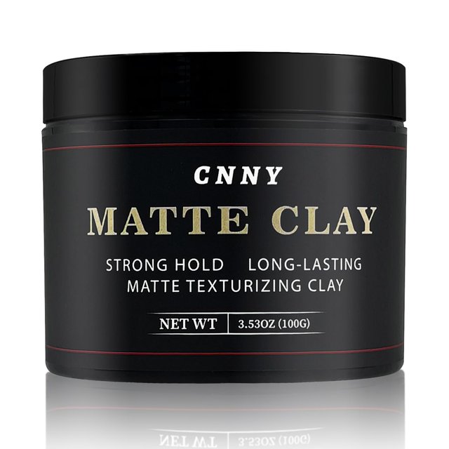 CNNY Arcilla para peinar el cabello para hombres, 3.53 oz, arcilla para el cabello con acabado mate y fijación firme con ingredientes naturales que agregan volumen y textura Tipo de cabello premium pa