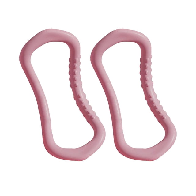 Anillo de Yoga para Pantorrillas - Anillo de Yoga para Piernas Delgadas, Círculo de Fitness para Pilates, Estiramientos y Entrenamiento de Resistencia, Color Rosa