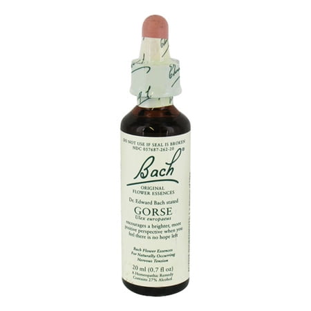 Bach Original Flower Essences For Nervous Tension, Gorse 0.7 Oz, 2 Pack