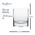 thumbnail image 3 of Luigi Bormioli Set of 4 Classico Double Old Fashioned Glasses, One Size, 3 of 8