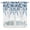 Blue White, variant on Swag Valance Curtains for Windows, Orange Brown Eucalyptus Light Filtering Kitchen Curtains with Rod Pocket, Watercolor Spring Weeping Botanical Window Treatment Valances, 36x36 - 2 PCS