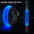 thumbnail image 2 of BRILLAR Brazalete para correr LED reflectante ajustable - verde (2 piezas), 2 of 5