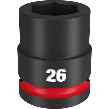 

Pack of 1 Milwaukee 49-66-6364 Shockwave Impact Duty 3/4 Drive 26Mm Standard 6 Point Socket